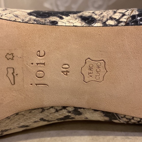 Joie Snake Print Leather Booties - Picture 10 of 11